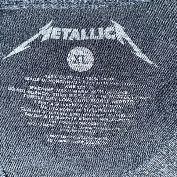 Metallica Master of Puppets Black T-Shirt Y2K Size Men’s XL - Picture 3 of 4